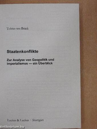 Staatenkonflikte