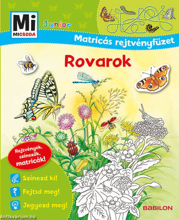 Mi MICSODA Junior Matricás retvényfüzet - Rovarok
