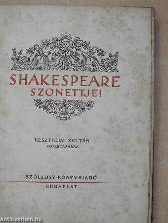 Shakespeare szonettjei