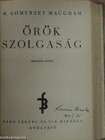 Örök szolgaság I-II.