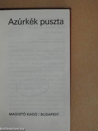 Azúrkék puszta