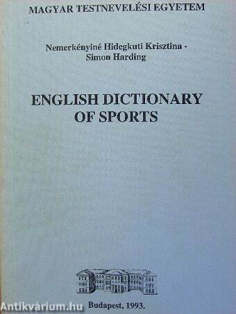 English dictionary of sports