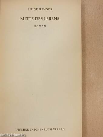 Mitte des Lebens