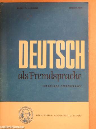 Deutsch als Fremdsprache 5/1988