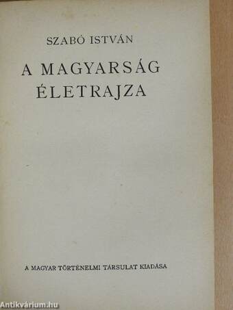 A magyarság életrajza