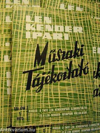 Len, Kender Ipari Műszaki Tájékoztató 1973. január-december