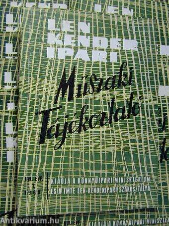 Len, Kender Ipari Műszaki Tájékoztató 1968. január-december