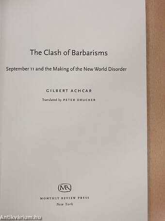 The Clash of Barbarisms