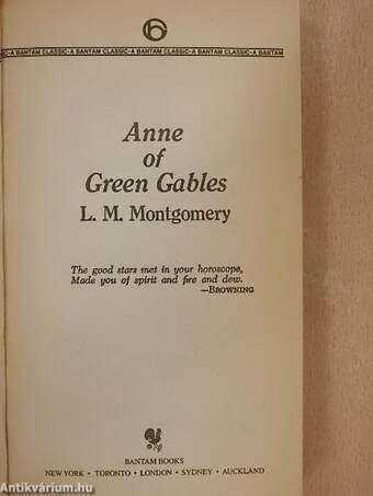 Anne of Green Gables