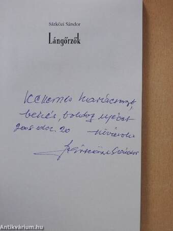 Lángőrzők (dedikált példány)