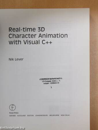 Real-time 3D Character Animation with Visual C++