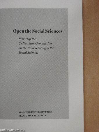 Open the Social Sciences