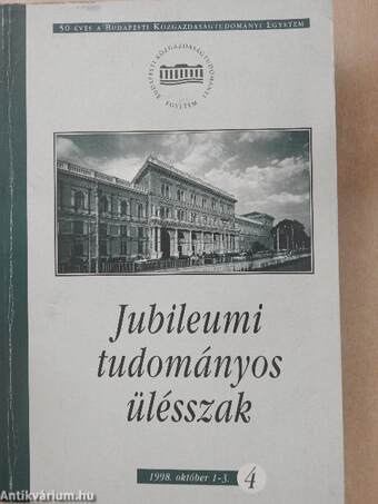 Jubileumi tudományos ülésszak 4. (töredék)