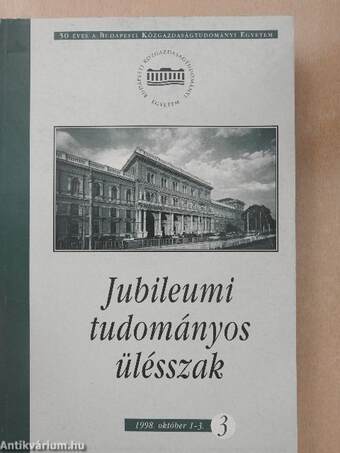 Jubileumi tudományos ülésszak 3. (töredék)