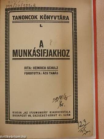 A munkásifjakhoz