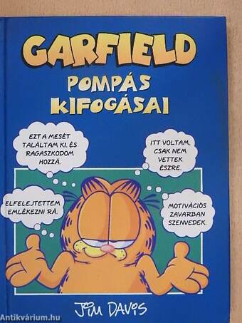 Garfield pompás kifogásai