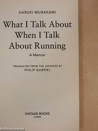 What I Talk About When I Talk About Running