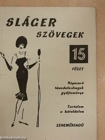 Slágerszövegek 15.