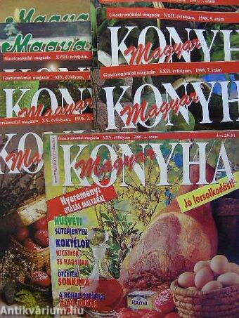 Magyar Konyha 1991-2001 (vegyes számok) (12 darab)