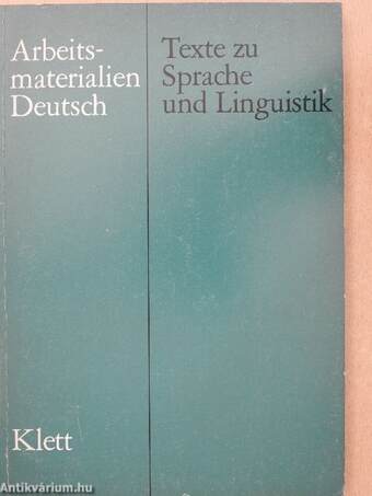 Texte zu Sprache und Linguistik