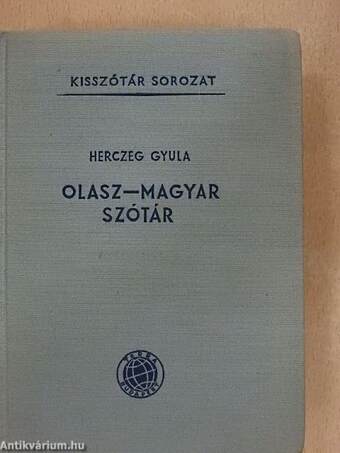 Olasz-magyar szótár