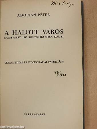 A halott város