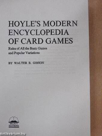 Hoyle's modern encyclopedia of card games