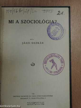 Mi a szociológia?