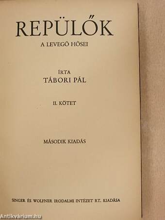 Repülők II. (töredék)