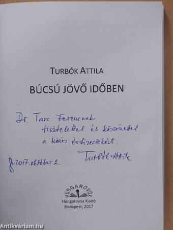 Búcsú jövő időben (dedikált példány)