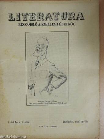 Literatura 1926. április