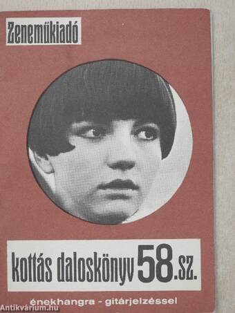 Kottás daloskönyv 58.