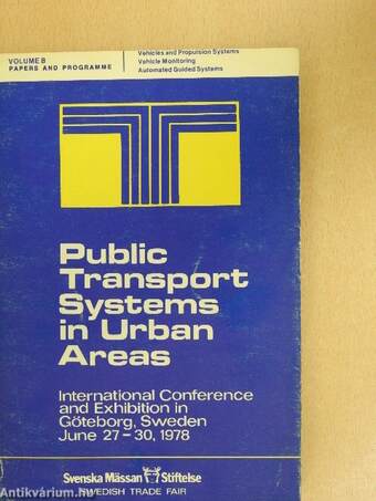 Public Transport Systems in Urban Areas - Volume B
