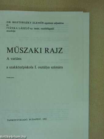 Műszaki rajz I.