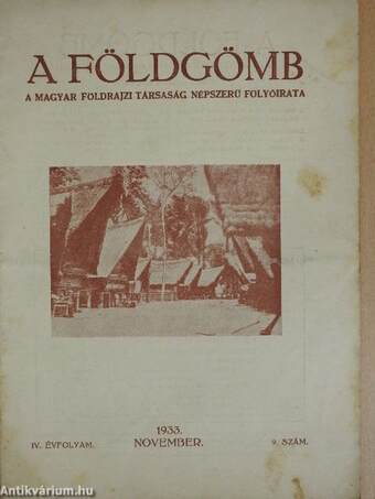 A Földgömb 1933. november