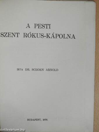 A pesti Szent Rókus-kápolna