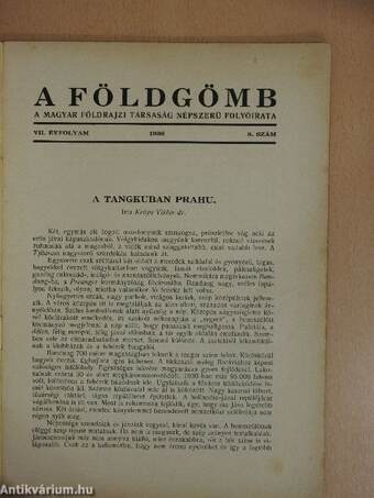 A Földgömb 1936. október