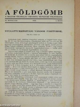 A Földgömb 1935. januárius