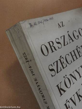 Az Országos Széchényi Könyvtár Évkönyve 1974-1975