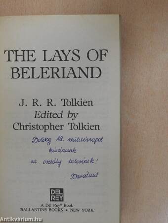 The Lays of Beleriand