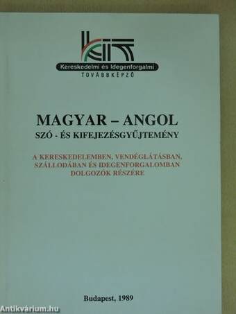 Magyar-Angol szó- és kifejezésgyűjtemény