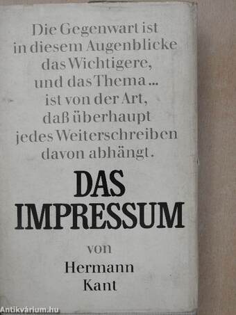 Das Impressum