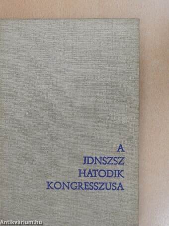 A Jugoszláv Dolgozó Nép Szocialista Szövetségének hatodik kongresszusa