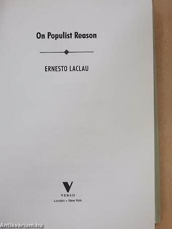 On Populist Reason