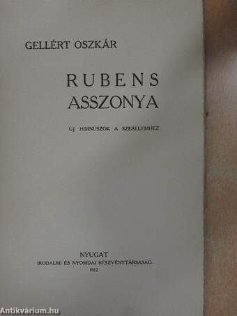 Rubens asszonya