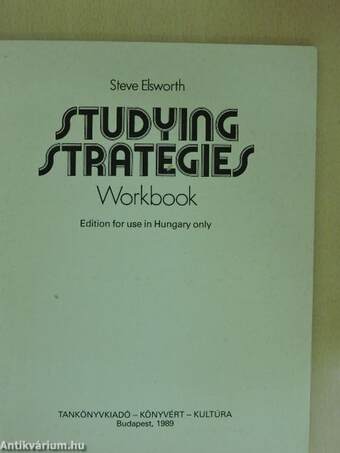 Studying Strategies - Workbook