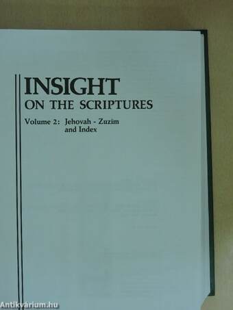 Insight on the scriptures 1-2.