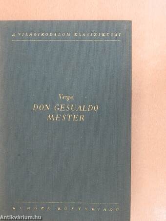 Don Gesualdo mester