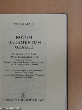 Novum Testamentum Graece