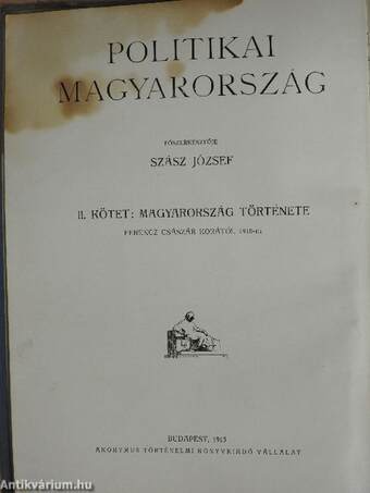 Politikai Magyarország II. (töredék) (rossz állapotú)